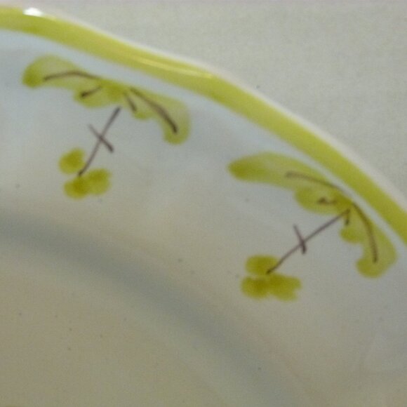 PV ITALY / Italica Ars Hand Painted Floral Set of 4 Salad Plates & 4 Mugs NOS - Picture 5 of 12